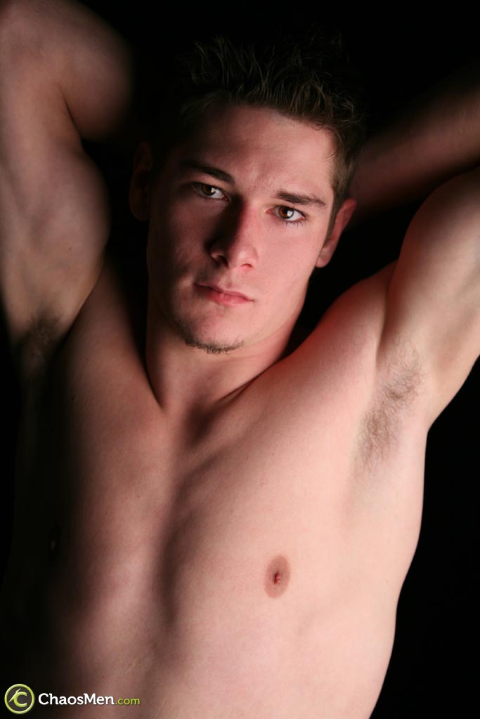 Slender gay boy Donny removes his clothes, poses naked and jerks off  