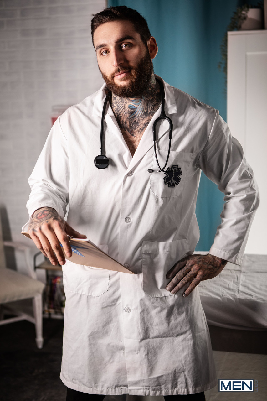 Male doctor Tony D Angelo enjoys hardcore anal sex  