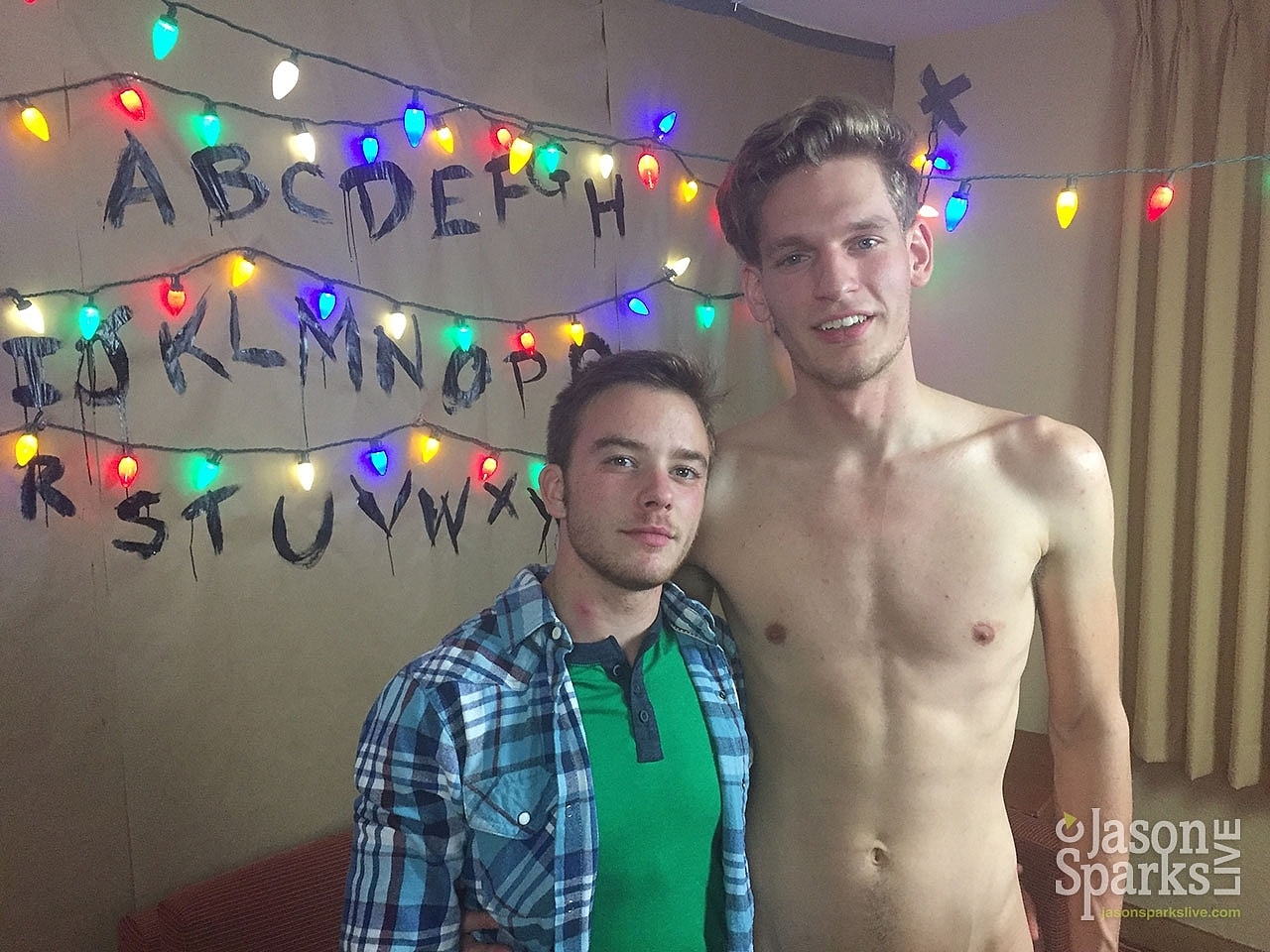 Short gay boy Luke Hudson gets his ass ravished by tall skinny Zack Grayson  