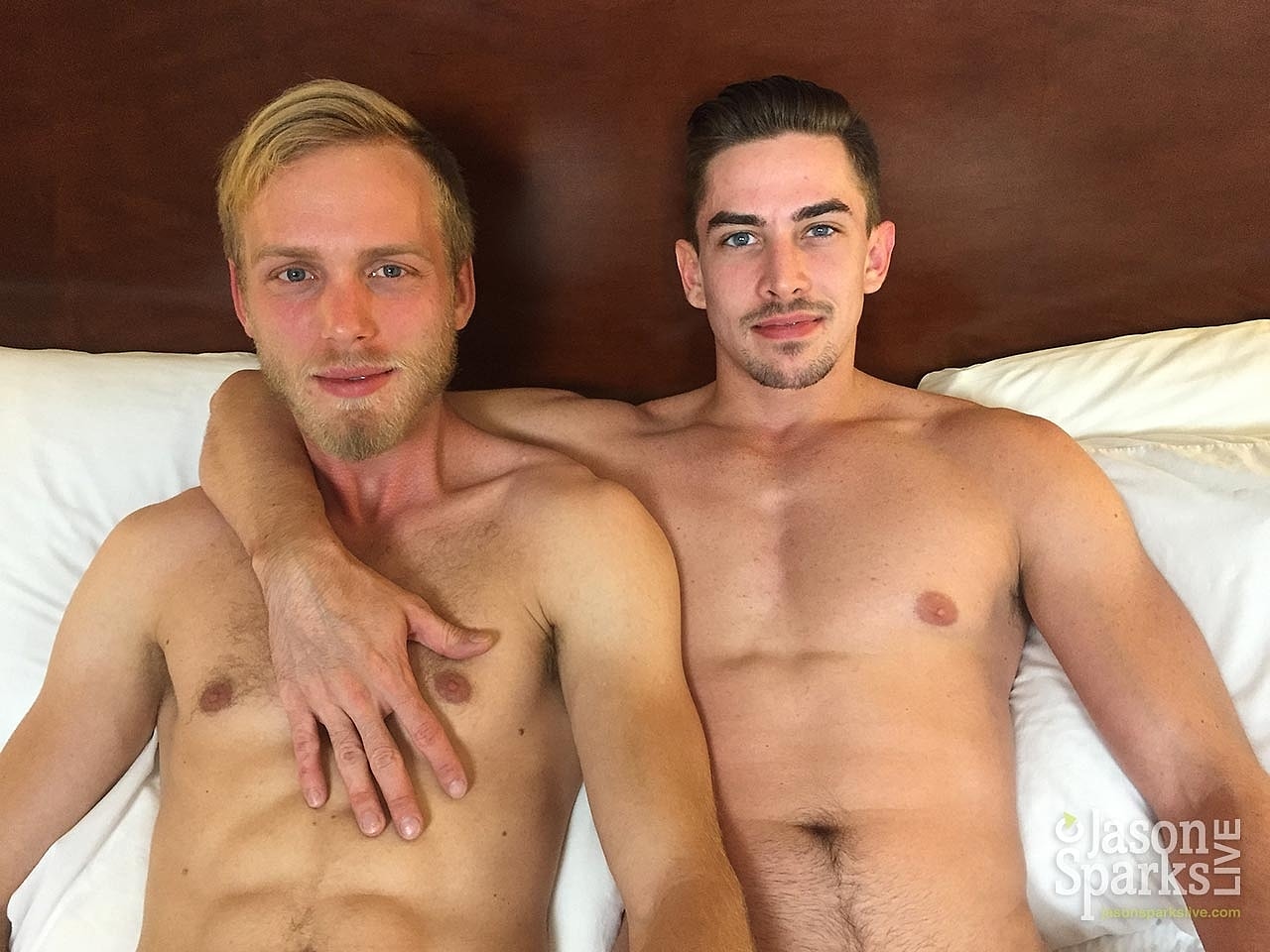 Gay American roommates Adam Gage & Jack Hunter engage in hot anal action  