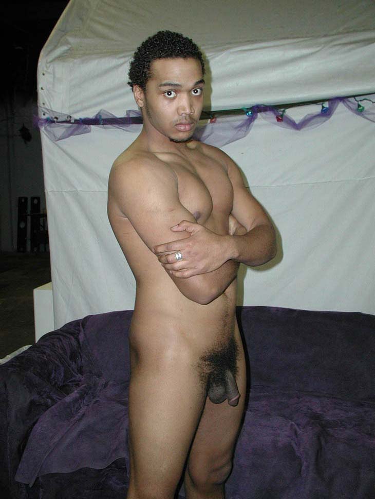 Sexy Gay Black James Poses In Front Of The Mirror Before Mas...  
