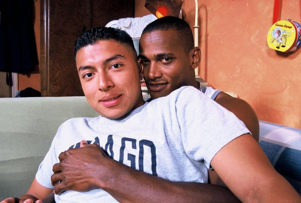 Black Gay And His Latino Lover Strip Off Their Clothes To Mu...  