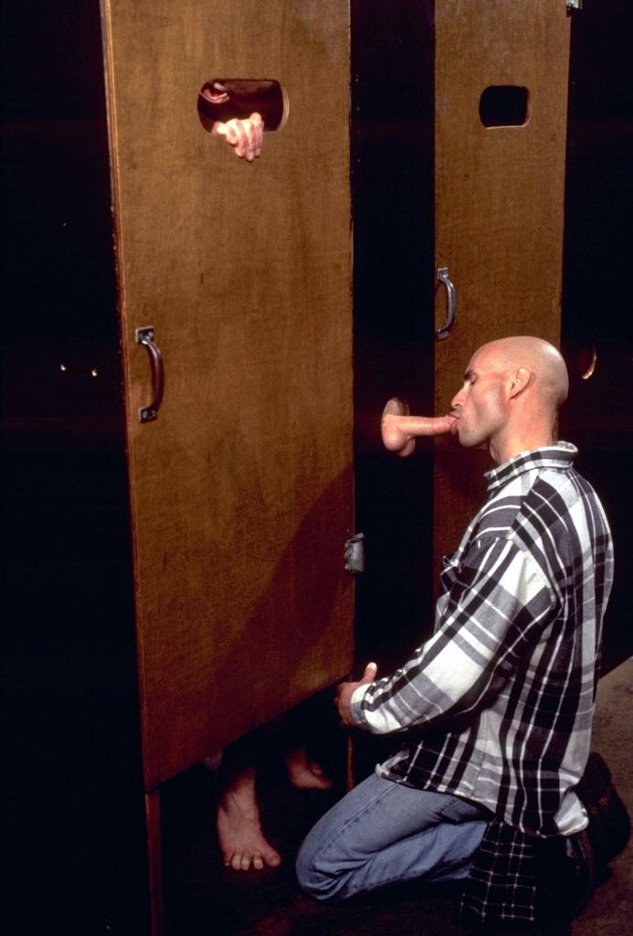 Horny Gays Hook Up In A Glory Hole To Indulge Their Cravings...  