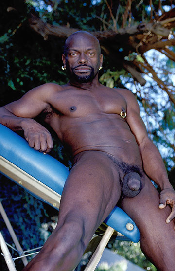 Raunchy Solo With Black Gay Bear Darell Naked And Playing Wi...  