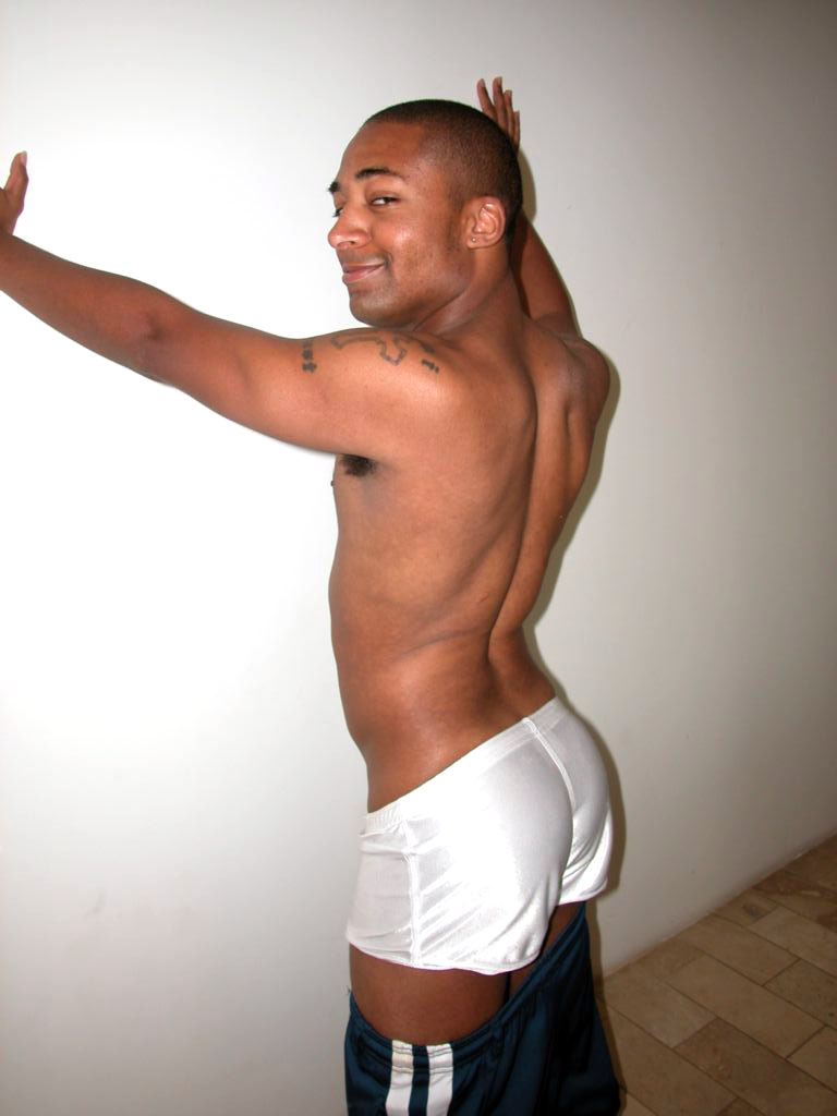 Cute Black Gay Jeff Slowly Stripping Off In Front Of The Cam...  