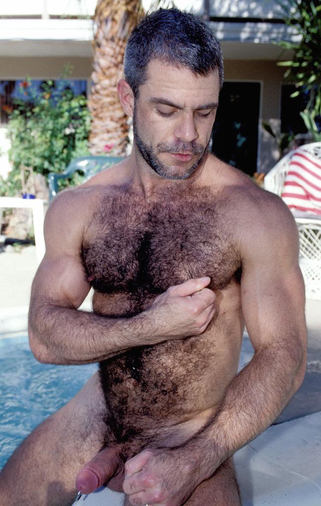Horny Gay Daddy Welcomes Us Into The Pool And Skinny Dips Li...  