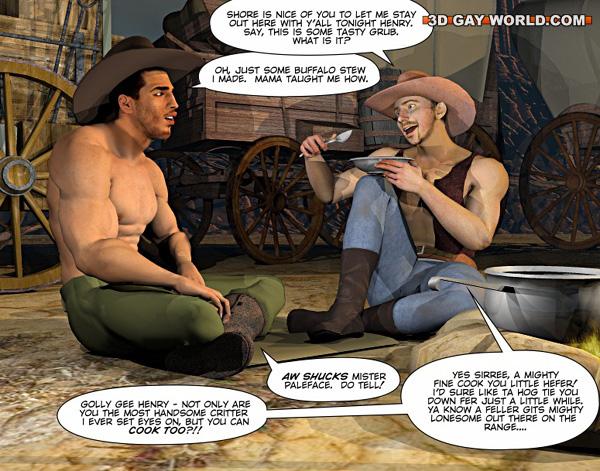 Gay Cowboys Adventures: Rare 3D Gay Comics And Anime Fantasy...  